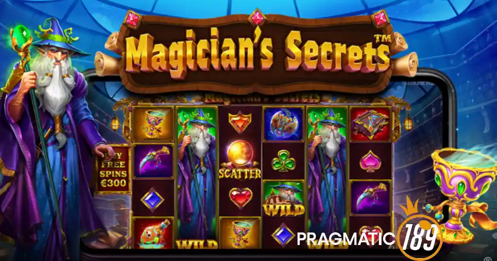 Pragmatic189 - Slot Server Luar Negeri Magician Secrets Background